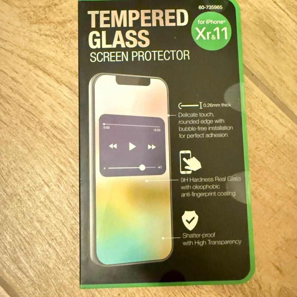iPhone 11 Silicone Phone Case and Tempered Glass Screen Protector for iPhone